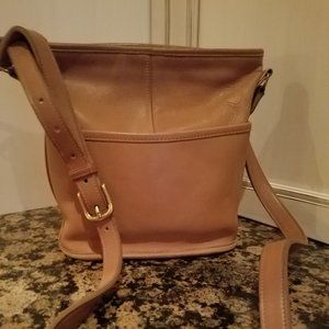Coach Tan Leather Classic Legacy Hobo Bag Vintage